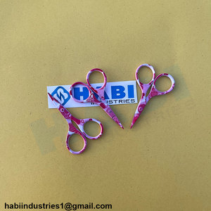 Tijeras de Bordado Rectas de Acero Inoxidable de Diseño Personalizado, Punta Afilada, para Uso con Cutículas, para Diestros, Opciones de Color Pantone - Product Image 1