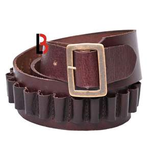 Cowhide Leather Bandolier with Cross Body Design <b>for</b> Shotgun Shells - Product Image 3