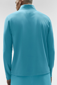 Wholesale Men's Long Sleeve Half Zip Sports T <b>Shirt</b> Breathable Running Fitness Activewear - Product Image 2