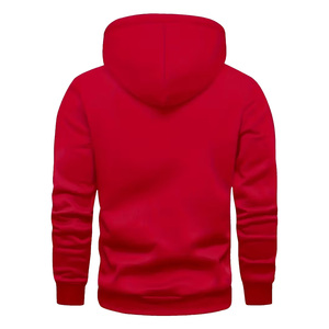 2025 New High Quality Cotton Regular Fit Winter Casual Hoodie <b>Thick</b> <b>Fleece</b> Plain Custom Men Hoodies Manufacturer - Product Image 3