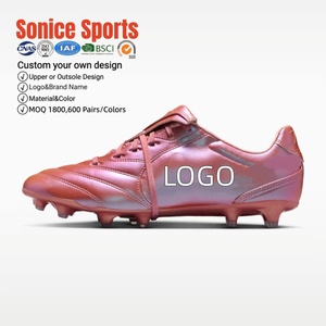 <span class=keywords><strong>Botas</strong></span> <span class=keywords><strong>de</strong></span> Fútbol Profesionales Unisex OEM al por Mayor, Zapatos <span class=keywords><strong>de</strong></span> Fútbol <span class=keywords><strong>con</strong></span> Suelas Ligeras <span class=keywords><strong>de</strong></span> TPU y Parte Superior <span class=keywords><strong>de</strong></span> Microfibra para Verano/Invierno - Product Image 1