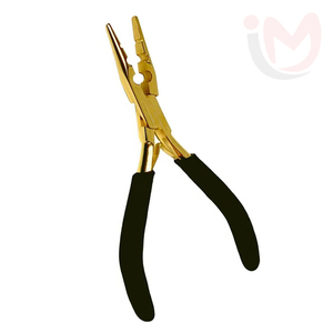 Nano <b>Micro</b> Pliers Stainless Steel Professional Hair <b>Extension</b> Crimping Tool Home Use IMANS ENTERPRISES IE-HX-0162 - Product Image 4