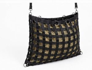 High Quality Horse <b>Hay</b> Feeder <b>Bag</b> for Feeding Horses During Travel PP Nylon Material SADAF SADDLERY Brand Bulk Price From India - Product Image 2
