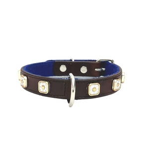 Colliers pour chiens de haute qualité roulés et ajustables avec logo personnalisé de luxe OEM personnalisé - Product Image 1