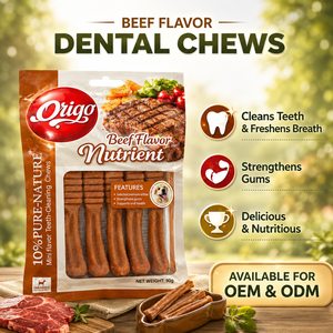 OGRIO Masticables Dentales para Perros |   Snacks de Carne Natural para Dientes y Aliento Fresco - Product Image 2