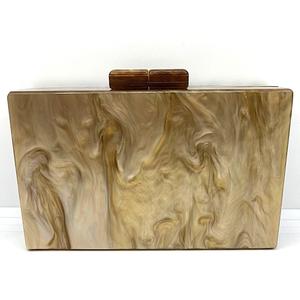 Bolso de mano de resina a la moda, ligero, con bordado y estampado, para chicas, regalo de boda, fiesta. - Product Image 3