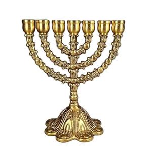 Menorah de Estilo Único y Moderno para Villas, Sintagogas y Templos, Iluminación Decorativa de Mesa, Portavelas de Hanukkah - Product Image 3