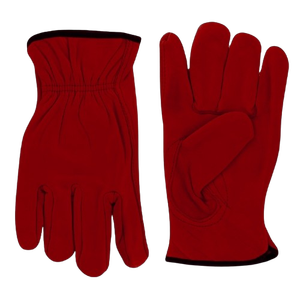High Protective Premium Cowhide Grain Leather <b>Driver</b> Safety <b>Gloves</b> Industrial Work Driving Fireproof Anti-Static Anti-Slip - Product Image 2