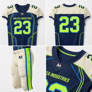 Conjunto de Uniforme de Fútbol Americano Elite Lockdown con Cinturón de Silicona Antideslizante, Jersey y Pantalones de Fútbol Americano Sublimados para Equipos Profesionales - Product Image 6