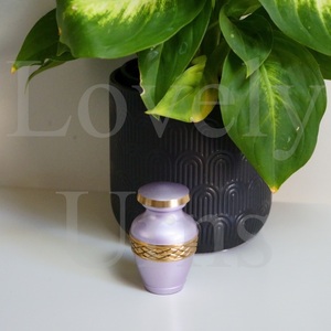 Aura <b>Keepsake</b> Urn Rose Pink <b>for</b> Human <b>Ashes</b> Small Memorial Urn Mini Funeral Urn Decorative <b>Ash</b> Container - Product Image 4