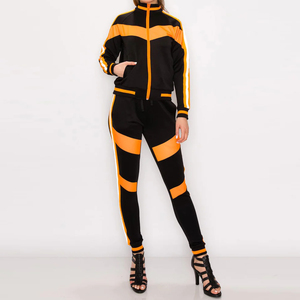 Ensemble de survêtement athlétique réversible deux pièces pour femme, 100 % coton haute élasticité, style hip-hop, écologique, respirant, hiver - Product Image 5