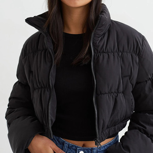Chaqueta Acolchada para Mujer, Diseño Nuevo, Manga Larga, Material Exterior de Poliéster, Color Negro, Chaqueta Acolchada para Mujer - Product Image 4