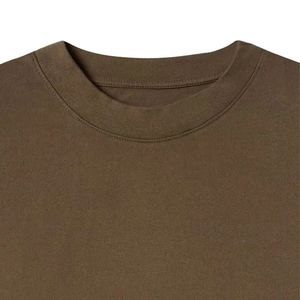 เสื้อยืดคอกลมสีพื้นคุณภาพสูงสำหรับผู้ชาย ผ้าฝ้ายนุ่มสบาย สไตล์ลำลอง สตรีทแวร์ - Product Image 4