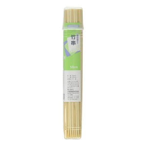 18cm <b>Bamboo</b> <b>Skewers</b> Set of 80 for BBQ Tools - Product Image 1
