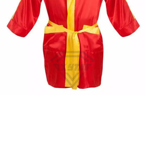 Robe de boxe de style moderne fabriquée au Pakistan, 100% polyester, séchage rapide, robe de boxe en sublimation, robe de boxe personnalisée en satin - Product Image 4