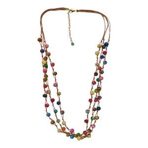 Collier Statement Perlé en Tissu Wax Africain Hollandais Fait Main, Coton Ankara, Qualité Supérieure, Écologique, Vente en Gros - Product Image 5