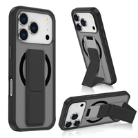 Étui transparent antichoc 360° en TPU+PC avec chargement magnétique sans fil pour 17 Pro – Vente en gros