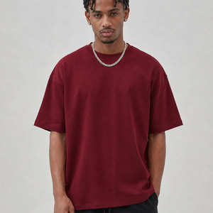 Camiseta Oversize de Algodón 100% Transpirable de 220g con Hombro Caído, Cuello Redondo y Logotipo Personalizado para Fabricantes al por Mayor - Product Image 5