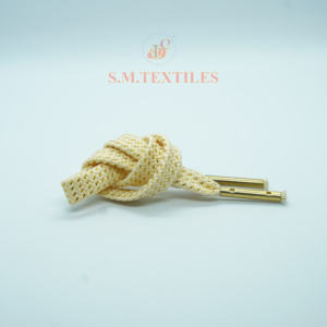 Cordón Decorativo Plano de Poliéster con Lurex Metálico Premium, Proveedor OEM ODM - Product Image 2