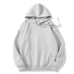 Prix d'usine Chine Bangladesh – Sweat-shirt à capuche oversize en mélange de coton 300G pour homme, coupe ample à épaules tombantes, couleur unie - Product Image 6