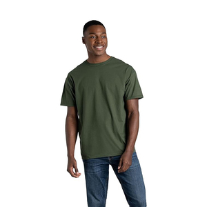 Men's Black Short Sleeve O-Neck Quick Dry Knitted T-<b>Shirt</b> Regular Fit Solid Color Casual Athletic Wear - Product Image 4