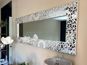 Espejo de hierro de forma redonda hecho a mano, espejo de pared de diseño moderno para decoración de hotel y restaurante en casa, disponible a precio - Product Image 4