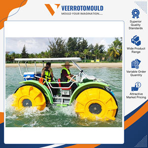 Véhicule aquatique amphibie à pédales 4 roues Aqua Cycle, équipement de jeu aquatique, qualité standard, prix de gros, vente chaude - Product Image 3