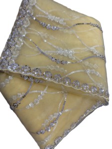 Ropa de India y Pakistán hecha a mano, con lentejuelas, perlas y bordados de alta calidad, precio al por mayor, sari para fiestas. - Product Image 4