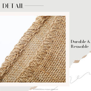 Sacs en jute sergé écologique naturel 100% pour filles biodégradables de qualité alimentaire certifiés VOT JF Trading Int. Fabricant Exportateur - Product Image 2