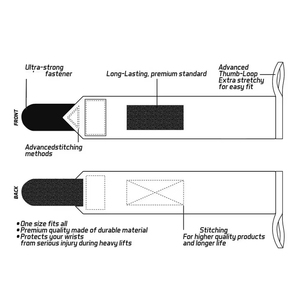 Sangles de soutien du poignet en néoprène respirant antidérapant avec fermeture auto-agrippante pour la musculation et l'utilisation en salle de sport (football) - Product Image 6