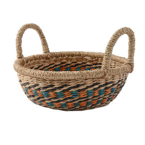 Cesta de mimbre redonda hecha a mano con cúpula protectora de malla para alimentos, accesorios de cocina para el hogar, precio económico, Vietnam 2026 - Product Image 1