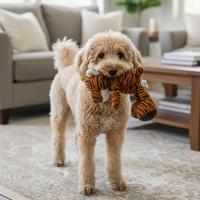 Yommy Furry Friends 35CM Peluche Sonore de Dessin Animé Jungle, Douce, Durable et Cuddly pour Chats, Utilisation Intérieure Toutes Saisons