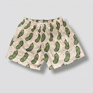 High Quality Digital Printed Custom Logo Solid Men's Shorts Breathable Quick Dry Elastic Waist Cotton Mesh Double <b>Layer</b> - Product Image 1