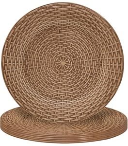 จานรองหวายสไตล์เรสติก ขนาด 33 นิ้ว งานแฮนด์เมด ผลิตในเวียดนาม ของตกแต่ง DIY สำหรับโรงแรม บ้าน ครัว ราคาส่งที่ดีที่สุด - Product Image 1