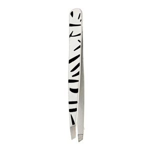 High Quality Slanted Eyebrow Tweezers For Plucking <b>Threading</b> Hair Removal Tweezers With Comfortable Plain Handle - Product Image 2
