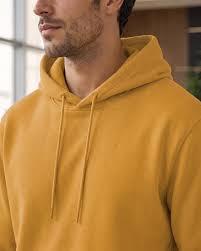 Veste polaire jaune longue zippée pour homme, confortable, unie, respirante, écologique, style vintage, 100% coton, idéale pour l'automne - Product Image 3