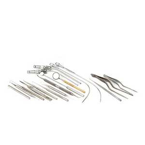 Kit d'instruments chirurgicaux manuels en acier pour examen ORL et interventions mineures - Product Image 2