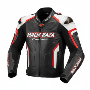 Chaquetas de Cuero Personalizadas MALIK RAZA para Dropshipping y Minoristas |   Ropa de Motociclista Personalizada con MOQ Bajo |   Equipo de Motociclismo de Calidad - Product Image 4