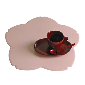 แผ่นรองจานรูปดอกไม้เคลือบเงา แผ่นรองจานเคลือบเงาคุณภาพสูง จำเป็นสำหรับตกแต่งโต๊ะจัดเลี้ยง ขายส่งจากเวียดนาม - Product Image 2