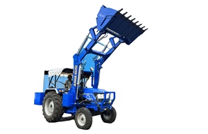 Chargeur de balles non télescopique Ashok Metal Works pour tracteur, hauteur de déchargement de 16 pieds, système hydraulique robuste, capacité de la benne de 400 kg - Product Image 3