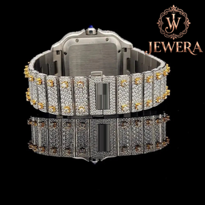 High on Demand Luxury Hip Hop Moissanite Diamond Watch with VVS Moissanite Stones Men's Fashion Watch for Gift Shop Boutique - Product Image 4