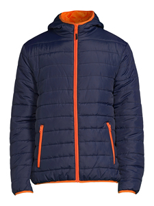 Custom Design Men's Hooded Down Puffer <b>Jacket</b> Casual Outerwear Fashion Warm Puffer <b>Jackets</b> with Zipper Pockets - Product Image 3