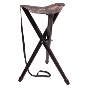 Chaise de chasse camouflage trépied légère en toile avec siège en bois, portable pour camping, pêche et tir – Meilleure vente - Product Image 2