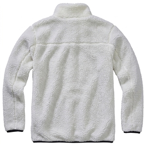 Sweat-shirt d'hiver en coton uni pour homme avec poche zippée, col ras du cou, broderie, molleton surdimensionné - Product Image 2