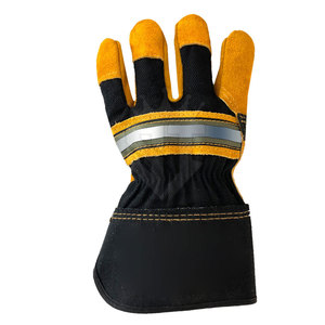 Gants de travail en cuir robustes antidérapants, résistants aux coupures et à la chaleur, fonction tactile, respirants, sans silicone, sécurité garantie - Product Image 2
