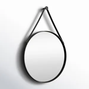 Miroir mural circulaire minimaliste de 30 pouces, miroir décoratif en verre pour le salon, décoration intérieure - Product Image 4