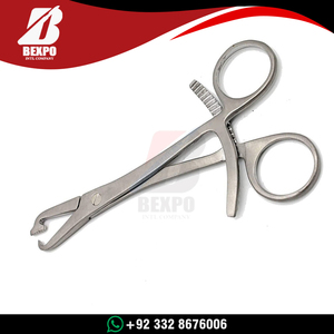 Instrument orthopédique manuel, extracteur dentaire équin, forceps de maintien osseux en acier inoxydable, certifié CE, forceps dentaire réutilisable - Product Image 5
