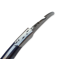 Couteau de chasse OEM personnalisable en acier inoxydable avec couteau à dépecer incurvé fait main confortable, manche en os et étui en cuir