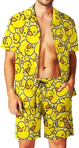 Camisa playera de manga corta para hombre, con estampado tropical, informal, con botones, para verano, vacaciones, colorida, ligera, para nadar en la playa - Product Image 2