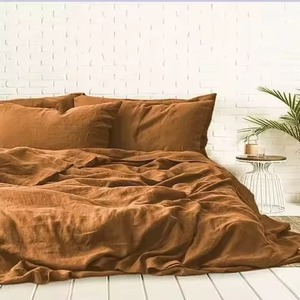 Ensemble de 3 pièces de literie pour hôtel, maison, hôpital, avec housse de couette et oreillers doux à boutons, 400TC - Product Image 5